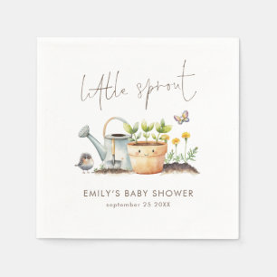 Little Sprout Geslacht Onzijdige Tuin Baby Shower Servet