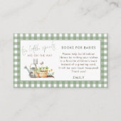 Little Sprout Gingham Books For Babies Twins Informatiekaartje (Voorkant)