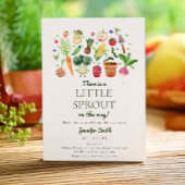 Little Sprout Lokaal Gegroeide Boeren Baby shower Kaart