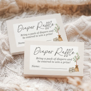 Little Sprout Luier Raffle Ticket Informatiekaartje