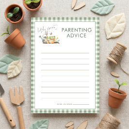 Little Sprout Ouderschapstips Baby Shower Spelkaar Kaart