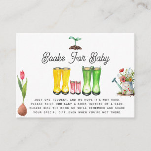 Little Sprout Pink Gardening Boots Boekaanvraag Informatiekaartje