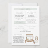 Little Sprout Seed Packet Geslacht Reveal Uitnodig Kaart (Achterkant)