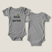 Little Sprout T-shirt Peuter T-shirt (Ontwerp Voorkant & Achterkant)
