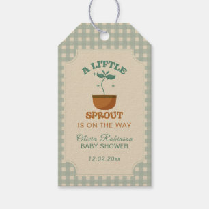 Little Sprouts Garden Party Baby shower Cadeaulabel