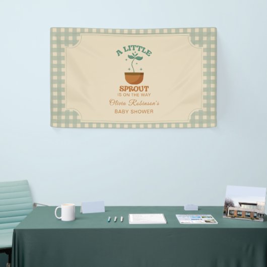 Little Sprouts Garden Party Baby shower Spandoek (Beurs)