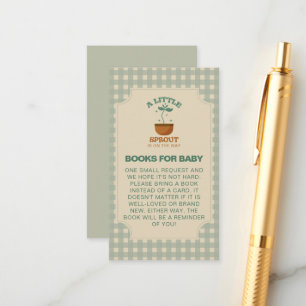 Little Sprouts Garden Party Boeken voor Baby Informatiekaartje