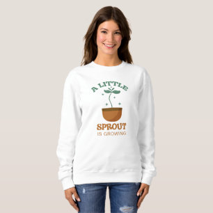 Little Sprouts zwangerschapsaankondiging Trui