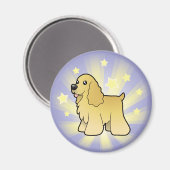 Little Star American Cocker Spaniel Magneet (Voorkant / Achterkant)