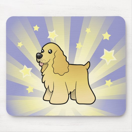 Little Star American Cocker Spaniel Muismat (Voorkant)