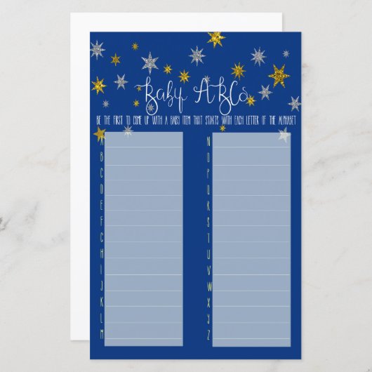 Little Star Baby ABCs Game (Voorkant / Achterkant)