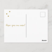 Little Star Baby shower Invitation Briefkaart (Achterkant)