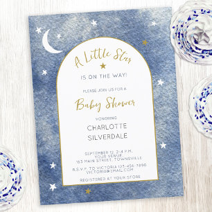 Little Star Baby shower Invitation Briefkaart