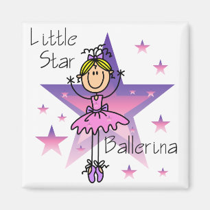 Little Star Ballerina - Blond Haar Magneet