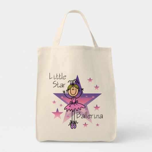 Little Star Ballerina - Blond Haar Tote Bag (Voorkant)