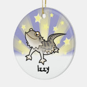 Little Star Bearded Dragon/Rankins Dragon Keramisch Ornament (Links)