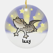 Little Star Bearded Dragon/Rankins Dragon Keramisch Ornament (Achterkant)