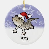 Little Star Bearded Dragon/Rankins Dragon Keramisch Ornament (Achterkant)