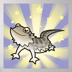 Little Star Bearded Dragon/Rankins Dragon Poster
