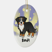 Little Star Bernese Mountain Dog Keramisch Ornament (Rechts)