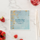Little Star blauw baby shower Servet (Insitu)