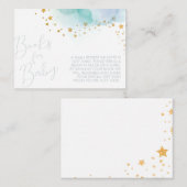 Little Star Blue Waterverf Books for Baby Informatiekaartje (Voorkant / Achterkant)