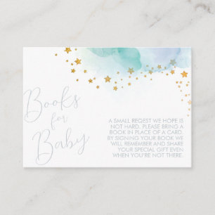 Little Star Blue Waterverf Books for Baby Informatiekaartje