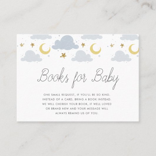Little Star Boeken voor baby Card Visitekaartje (Voorkant)