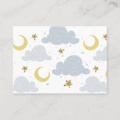 Little Star Boeken voor baby Card Visitekaartje (Achterkant)