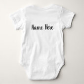 Little Star Crayon stijl kussen en kroon Romper (Achterkant)