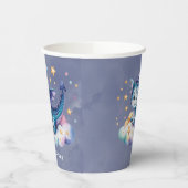 Little Star Dragon Boy Baby shower Papieren Bekers (Links)