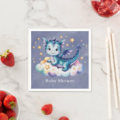 Little Star Dragon Boy Baby shower Servet (Insitu)