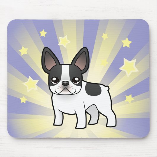 Little Star French Bulldog Muismat (Voorkant)