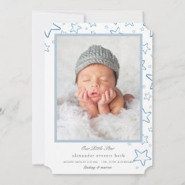 Little Star geboorte aankondiging