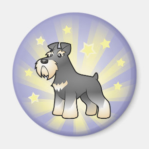 Little Star Giant/Standard/Miniature Schnauzer Magneet