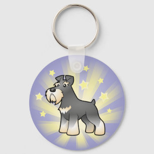 Little Star Giant/Standard/Miniature Schnauzer Sleutelhanger