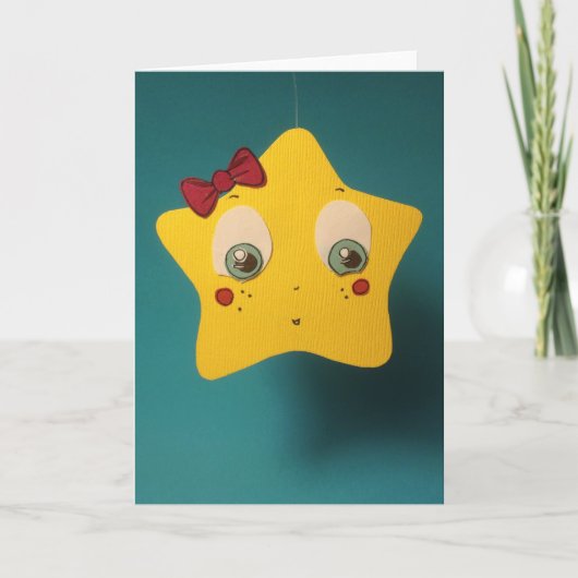Little Star Greeting Card Kaart (Voorkant)