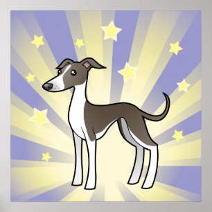 Little Star Greyhound/Whippet/Italy Greyhound Poster