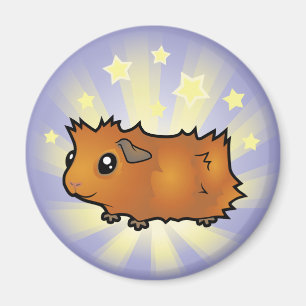 Little Star Guinee Pig (scruffy) Magneet