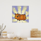 Little Star Guinee Pig (scruffy) Poster (Keuken)