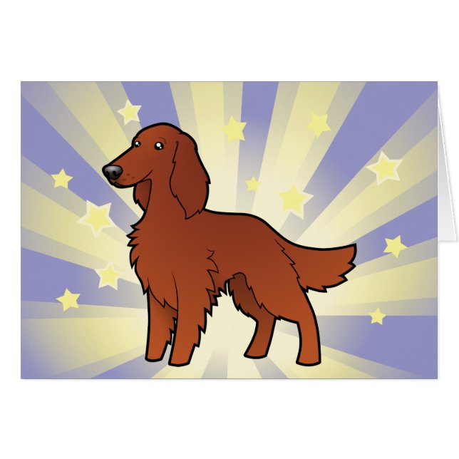 Little Star Irish / English / Gordon / R&W Setter (Voorkant Horizontaal)