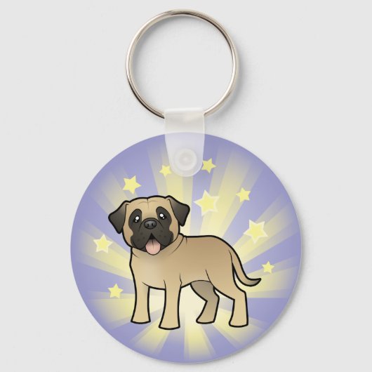 Little Star Mastiff/Bullmastiff Sleutelhanger (Voorkant)