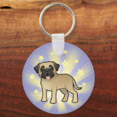 Little Star Mastiff/Bullmastiff Sleutelhanger (Voorkant)
