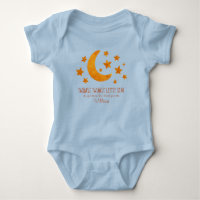 Little Star Name Moon & Star Waterverf Whimsical