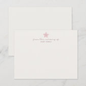 Little Star Nursery Stationery Note Card Kaart (Voorkant / Achterkant)