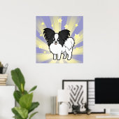 Little Star Papillon Poster (Thuiskantoor)