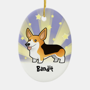 Little Star Pembroke Welsh Corgi Keramisch Ornament