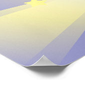 Little Star Rabbit (uppy ear gladde hair) Poster (Hoek)