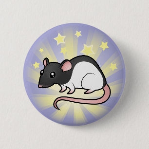 Little Star Rat Ronde Button 5,7 Cm