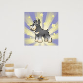 Little Star Schnauzer Poster (Keuken)